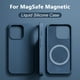 thumbnail image 2 of Magsafe-Funda de silicona líquida para iPhone, carcasa magnética suave de carga inalámbrica, Original, 16, 15, 14, 13, 12, 11 Pro Max Plus, 2 of 5