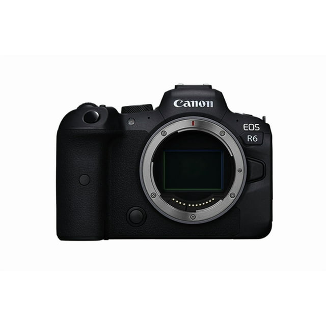 Canon EOS R6 Full-Frame Mirrorless Camera Body Only (International Model) | Dual SDXC UHS-II Card Slots | Compatible with CFexpress Memory Cards | Canon RF Lens Mount