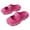 Hot Pink, variant on Womens Summer Slides Sandals Soft Platform Clogs Mules Comfortable Closed Toe Slip On Walking Shoes Indoor Outdoor Water Beach Dress Slippers