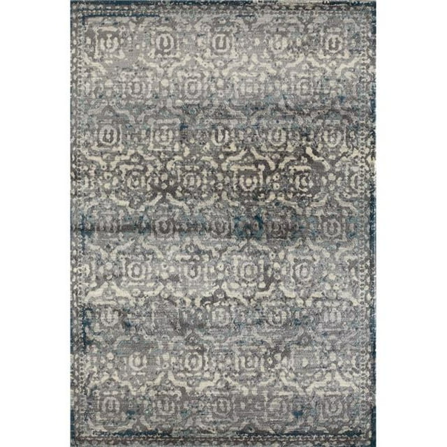 Art Carpet 21476 2 x 3 ft. Novi Collection Morocco Woven Area Rug, Gray