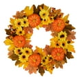 thumbnail image 1 of Fall Wreath Front Door Artificial Window Showcase Decorative Garland Hanger Party Thanksgiving Decor, 1 of 7