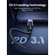 thumbnail image 3 of Cable USB C a USB C UGREEN de 240 W, carga rápida y 0,5 m, 3 of 8