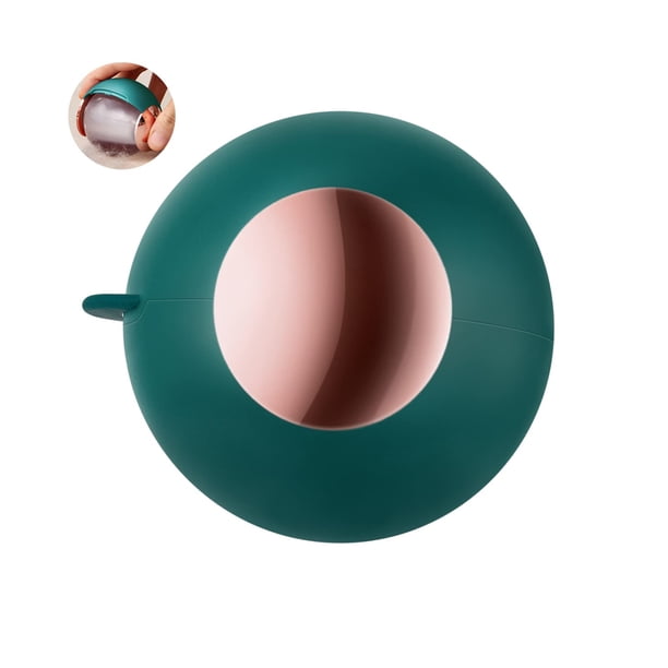 Rodillo de pelusa de gel reutilizable lavable para pelo de mascotas, removedor de pelo portátil para perros y gatos para ropa, lavanderías, limpiador pegajoso, pelo de pelusa para viajes, hogar, verde