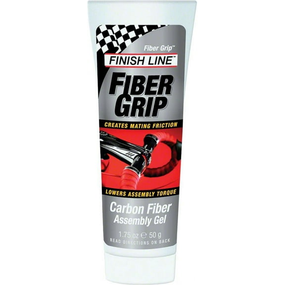 Finish Line Fiber Grip Carbon Fiber Assembly Gel Bicycle Lubricant, 1.75 oz
