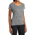 thumbnail image 4 of Mafoose Women's Electric Heather Sporty Tee Black Electric X-Small, 4 of 5