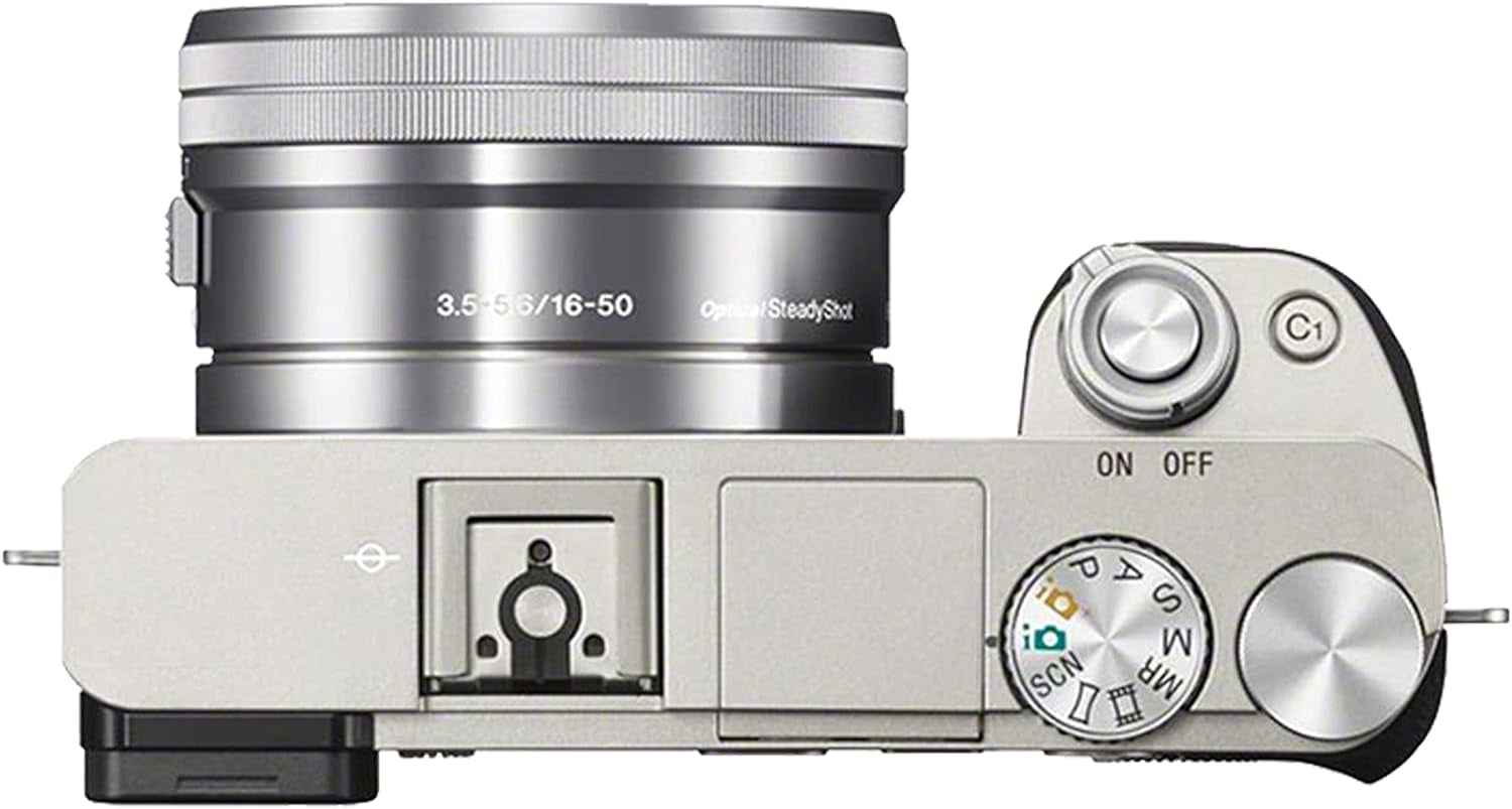 Sony a6400 (Silver) Mirrorless Camera with16-50mm & 55-210mm Zoom
