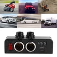 thumbnail image 4 of Adaptador De Encendedor De Cigarros Adaptador De Cargador De 2 Vías Voltímetro De Encendedor De Coche Divisor De Enchufe De Coche Adaptador De Corriente De Coche Divisor De ANGGREK Otros, 4 of 8