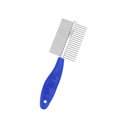 thumbnail image 1 of unbranded Peine Para Cuidado De Mascotas Con Mango Antideslizante Y Doble Uso Para Peinar Y Masajear Azul, 1 of 5