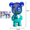 thumbnail image 4 of Mini ventilador en forma de oso, ventilador de mano, ventilador portátil de plástico, ventilador de mano de plástico, muy versátil, 4 of 6
