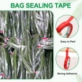 thumbnail image 3 of Uxcell Bag Sealing Tape 3/8 Inch x 109 Yard, Poly Plastic Bag Sealer Tape for Machine Packaging Shop Use, Red 12 Pcs, 3 of 7