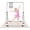 Beige with mat, variant on SHIWEI Gymnastics Bar for Kids, Foldable Gymnastic Bar with 5 Adjustable Height, Expandable Training Equipment for Indoor/Outdoor