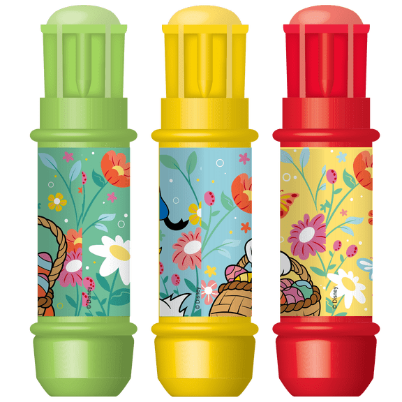 Mickey 3 pack Sidewalk Chalk with Holders, Ages 3 