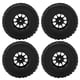 thumbnail image 2 of BRI 4PCS RC Car Tires Tire Wheel for MN D90 D91 D99 D99S D86 RC Car Spare Upgrades AccessoriesR789S Silver, 2 of 10
