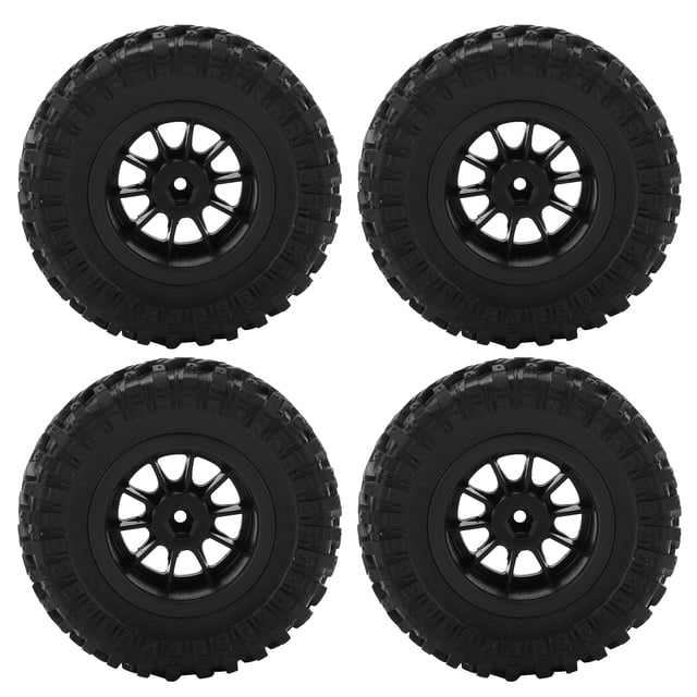Equipo De Salud Rueda De Neumlico De AutomÓVIL RC, 4pcs Antideslizante Agarre Fuerte Neumlicos De Goma Para Automóvil Rc Llantas Hexagonales WPL C24 Reemplazo De Neumlicos Para