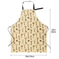 thumbnail image 2 of Kdxio Vintage Keys Apron with Pockets Adjustable Kitchen Aprons for Men Women Waterproof Aprons for Cooking,Drawing,Crafting, Baking Household Cleaning, 2 of 5