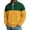 Green, variant on UTSJKR Men's Color Block Half-Zip Stand Collar Sweatshirt, Elastic Long Sleeve Pullover, Outdoor Sports Fitness Trendy Street Casual Male Apparel Navy S
