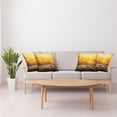 thumbnail image 4 of Ambesonne Fall Throw Pillow Cover 4 Pack, Empty Tabletop and Wheat, 18", Brown Orange Yellow, 4 of 7