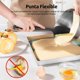 thumbnail image 4 of Espátula plana y espátula de cuchara: rascador de silicona resistente al calor, utensilio de mezcla de cocina de goma flexible con superficie antiadherente mejorada, 4 of 4