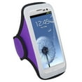 thumbnail image 2 of Sports Armband Case Pouch for Samsung Galaxy J3 (2018), Amp Prime 3, J3 Luna Pro, Sol 2, J3 Prime, Amp Prime 2, Express Prime 2 - Purple + MND Mini Stylus, 2 of 5
