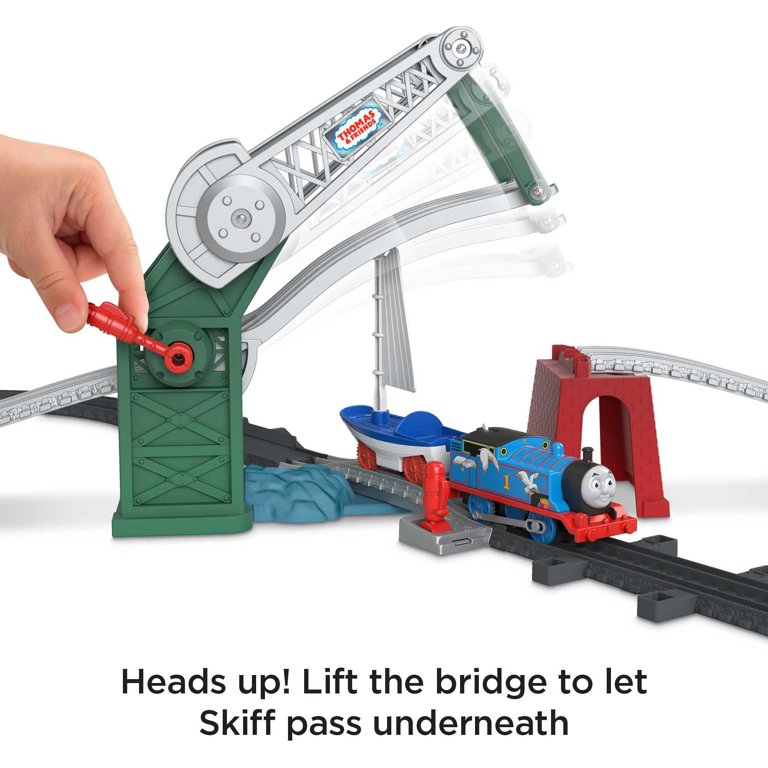 Thomas & Friends Bridge Lift Thomas & Skiff Motorized Train Set