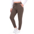 thumbnail image 3 of WellSize Plus Size Sweatpants for Women Fall Casual High Waisted Lounge Pants Athletic Drawstring Joggers with Pockets, 3 of 8