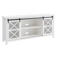 thumbnail image 1 of Henn&Hart 68" White/Metal TV Stand, 1 of 8