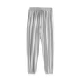 thumbnail image 4 of Women's Quick Dry Hiking Pants-Lightweight Waterproof Elastic Waist Jogger Pants for Travel Trendy and Casual Light Gray L, 4 of 8