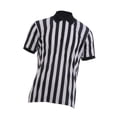 thumbnail image 3 of Camisa de árbitro a rayas para hombre con cuello para vacaciones, exteriores, rugby, baloncesto, viajes M, 3 of 8