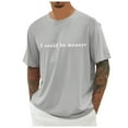 thumbnail image 1 of Camiseta de verano para hombre con cuello redondo, estampado urbano, poliéster-spandex, holgada, informal, tallas XXS-XXXXXXL para todas las estaciones., 1 of 4