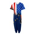 thumbnail image 5 of Rompers for Women Summer Wide Leg National Flag V-Neck Short Sleeve Rompers,Rompers Fashion Jumpsuits With Pockets Shorts, 5 of 5