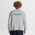 thumbnail image 2 of Men's Fanatics Gray Philadelphia Eagles Oversized Type Play Long Sleeve T-Shirt, 2 of 5