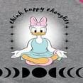 thumbnail image 3 of Mickey & Friends - Daisy Think Happy Thoughts - Toddler And Youth Girls Raglan Graphic T-Shirt, 3 of 4