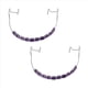 thumbnail image 3 of 1 Par de Aparatos Dentales Temporales Coloridos, Decoración Dental, Alambres Metálicos, Brackets Falsos, de Ortodoncia, Aparatos Púrpura, 3 of 5