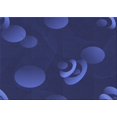 thumbnail image 1 of Ahgly Company Machine Washable Indoor Rectangle Transitional Blue Area Rugs, 4' x 6', 1 of 7