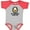 Baseball Heather and Red, variant on Inktastic My Godmother Loves Me Godson Lion Boys Baby Bodysuit