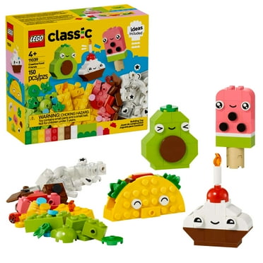 LEGO Classic Creative Food Friends Building Toy Set - Pretend Play Food for Kids, Boys and Girls, Ages 4  - Learning and Educational Toy for Preschool - Gift Idea for Birthdays - 11039