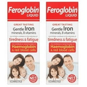 Feroglobin Vitabiotics -B12 Iron Supplement Liquid 200Ml PACK OF 2