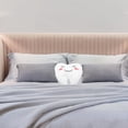thumbnail image 3 of Cute Tooth Pillow Hugging Pillow Cloth Assorted Color Dental Reminder 1Pcs, 3 of 6