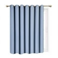 thumbnail image 2 of Room Divider 1 Piece K100 Thermal Slate Color Blackout Panel Patio Door Window Curtain Sliding Door 3 Layered Privacy Wall With Grommets,Extra Wide Size : 100" Wide X 84" Length, 2 of 3