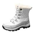 thumbnail image 2 of Oyedens Skiing Boots for Women Winter Ski Snow Boots Waterproof Anti Slip Warm Mid Calf Hiking Boots, 2 of 6