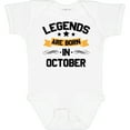 thumbnail image 3 of Inktastic Legends Are Born in October Boys or Girls Baby Bodysuit, 3 of 5