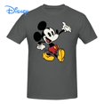 thumbnail image 1 of Disney Mickey Mouse Cartoon Creative T shirt Harajuku Short Sleeve T-shirt 100% Cotton Graphics Tshirt Brands Tee Top5XL Gao Jinjia LED, 1 of 2
