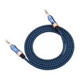 thumbnail image 3 of Cable de audio auxiliar de 3.3 pies NikouMX macho a macho 3.5 mm azul, 3 of 6