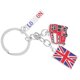 thumbnail image 4 of Exquisito llavero de estilo británico, llavero de recuerdo de Londres, llavero de aleación, colgante, recuerdo de viaje, amuleto estético para colgar en el bolso., 4 of 7