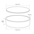 thumbnail image 2 of Piscina de bolas TRENDBOX de espuma suave extragrande, 130 cm x 30 cm, 2 of 6