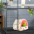 thumbnail image 3 of Parrot Bird Bed Hammock Winter Warm Bird Plush Nest Toy for Parakeet Comfortable Hanging Bird Bed for Cage, 3 of 6