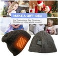 thumbnail image 2 of Gorro Térmico ANGGREK Calefactor de Fibra de Carbono USB Talla Única, 2 of 8