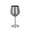 B, variant on TERGAYEE Stainless Steel Wine Glass,Stainless Steel Wine Goblets,Shatterproof Metal wine Goblets for Outdoor,Picnic,Party,Gift Box,Wedding Goblets Glass