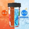 thumbnail image 5 of Fotbe Christmas Gingerbread Cookies Printed Insulated Travel Coffee Mug Spill Proof Leak Proof Stainless Steel Coffee Tumbler Reusable Coffee Cups with Lids Thermos, 5 of 8
