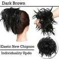 thumbnail image 2 of Chignon Ondulé Moelleux et Désordonné Extensions de Cheveux Synthétiques pour Femmes, 2 of 5